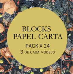 Blocks Papel Carta x 24