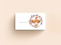 Tarjetas personales (damasco)