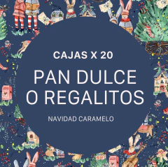 PACK X 20 PD NAVIDAD CARAMELO