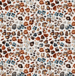 Autoadhesivo "flower animal marrones fondo clarito" - comprar online