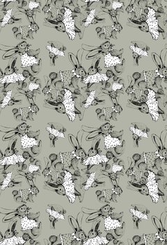 Papel estampado "Coneja Lunares" en internet