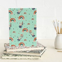 Autoadhesivo LAMINADO "arcoiris celeste"