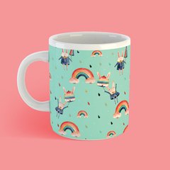 Taza acrílica (arcoiris)