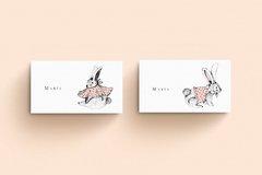 Tarjetas personales (Lunares)