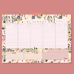 Planner semanal PACK X 12 - Rëgina Ilustración