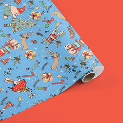 Papel estampado "Navidad Confite"