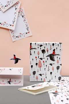 Cajas estampadas forradas a mano en internet