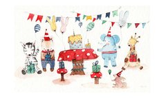 Armá tu cuadrito "Cumple en el bosque"