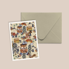 Tarjeta y sobre "abril" - comprar online