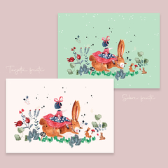 Colección de 10 tarjetas y sobres ilustrados - comprar online
