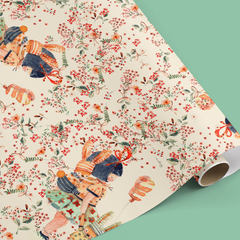 Cajas estampadas forradas a mano