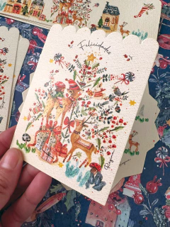 Etiqueta colgante toldito Navidad - comprar online