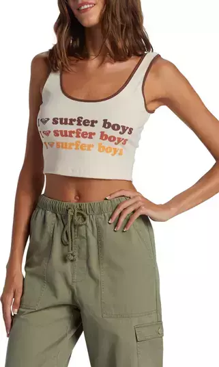 TOP ROXY HEART SURFER BOYS DIVE IN (CRU)
