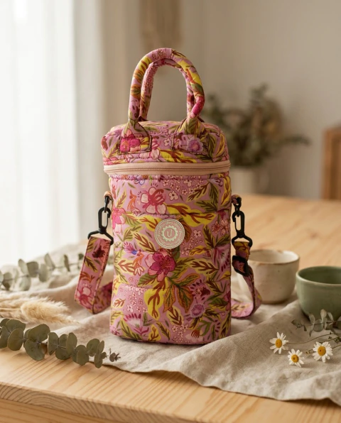 Matera Matata Puffer Folk Rosa