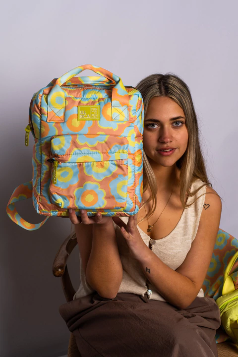 Mochila Thordis Intermedia Puffer Olga Camel