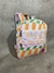 Mochila Mediana Damero Naranja en internet