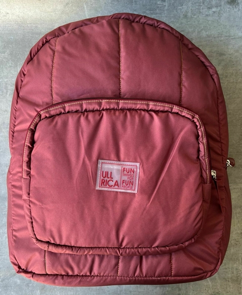Mochila Mini Ramona Puffer Bordo - comprar online