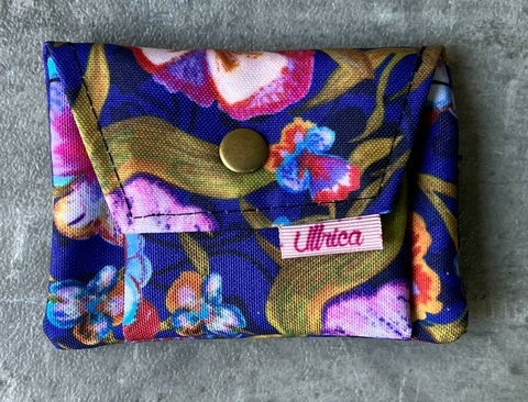 Monedero Frida Pensamiento Fullcolor Azul - comprar online