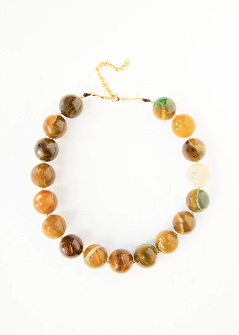 Collar Agata Oro