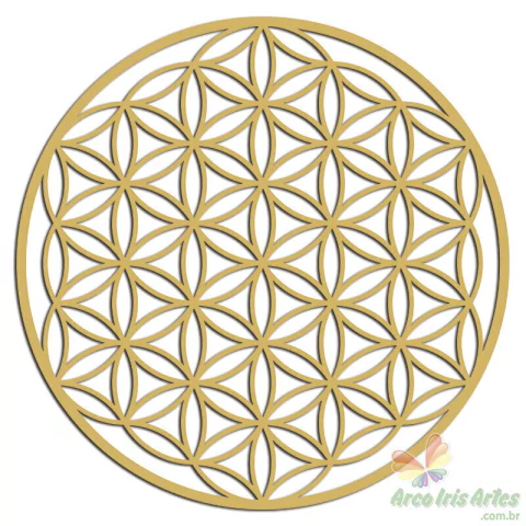 MANDALA 04 45CM FLOR DA VIDA
