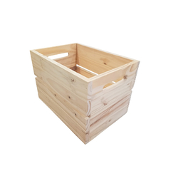 Caixote de Pinus 25x36cm e 24cm altura - comprar online