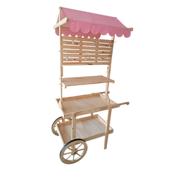 Carrinho expositor com tenda - Pinus - comprar online