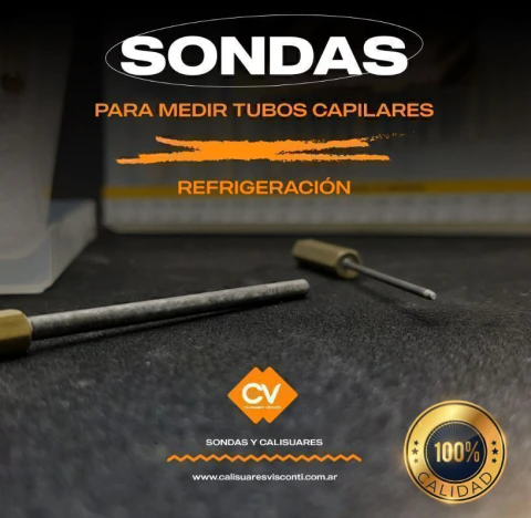 Medidor Tubos Capilares Heladeras - 10 Medidas (0,60 a 1,05 mm)