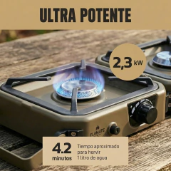 Cocina Anafe Plegable con plancha FLAMATE Doble - comprar online