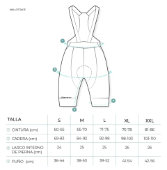 Calza Ciclismo Con Tiradores Race Ziroox - Thuway Equipment, Bike & Adventure