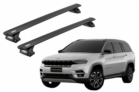 Barras Portaequipajes Thule Wingbar Evo Black Jeep Commander 5p SUV - comprar online