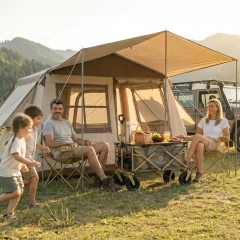 Mesa carro con ruedas Multiuso Trek Plegable Camping y Playa - tienda online