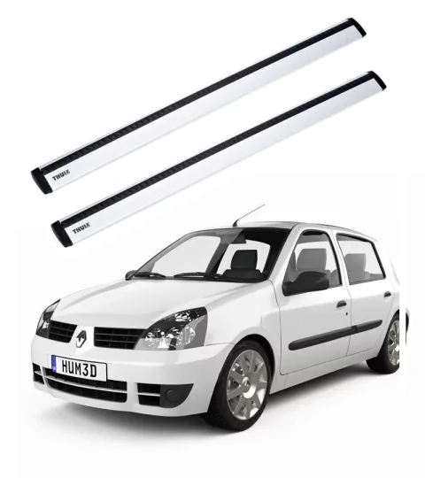 Barras Portaequipaje Thule WingBar Renault Clio 1998-2012 Techo Plano - Thuway