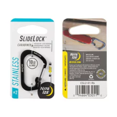 Mosquetón Acero Inoxidable Nite Ize Slide Lock #2