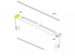 Repuesto Puntera izquierda Barras Portaequipaje Thule Wingbar Evo 52996 en internet