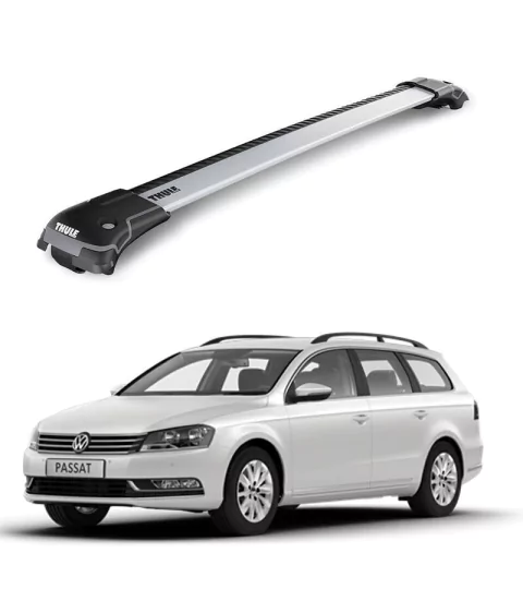 Barras Portaequipaje Thule WingBar Edge Volkswagen Passat Variant 2010-2014 Barras Longitudinales
