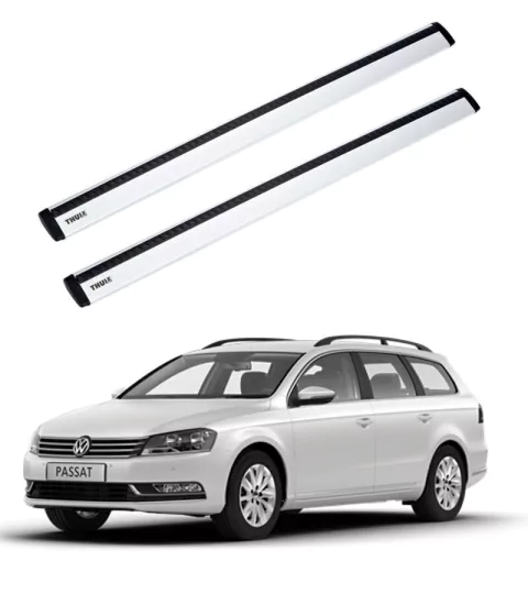 Barras Portaequipaje Thule WingBar Volkswagen Passat Variant 2010-2014 Barras Longitudinales - Thuway
