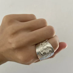 Anillo MAR OLAS AGUA Plata 925 A106 B