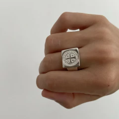 Anillo SAN BENITO Plata 925 A132 B