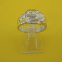 Anillo CINTO CINTURON HECHO A MANO Plata 925 A223