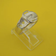 Anillo CINTO CINTURON HECHO A MANO Plata 925 A223 en internet