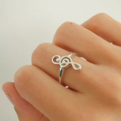 Anillo CLAVE DE SOL MUSICA A275