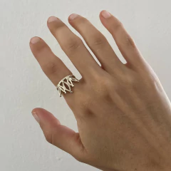 Anillo CORONA Plata 925 A304