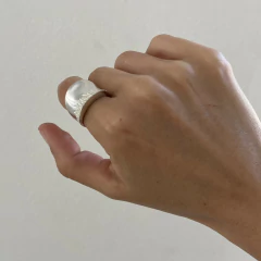 Anillo CONVEXO Grande Plata 925 A43 B - comprar online