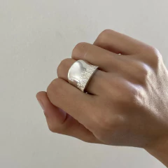 Anillo CONVEXO Grande Plata 925 A43 B - ARBOL 