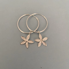 Imagen de ARGOLLA FLOR 2,5mm. Plata 925 AR 43 M D227