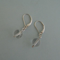 AROS PIEDRA CRISTAL DE ROCA Plata 925 AR 53 - comprar online