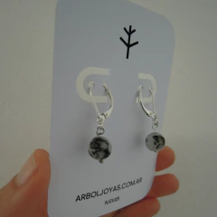 AROS PIEDRA LUNA Plata 925 AR 53 - ARBOL 