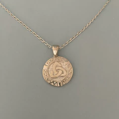 DIJE MEDALLA NUDO CELTA Plata 925 D154 B - ARBOL 