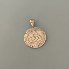 DIJE MEDALLA NUDO CELTA Plata 925 D154 B - tienda online