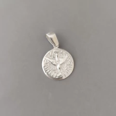 DIJE ESPIRITU SANTO MEDALLA Plata 925 D136 - tienda online